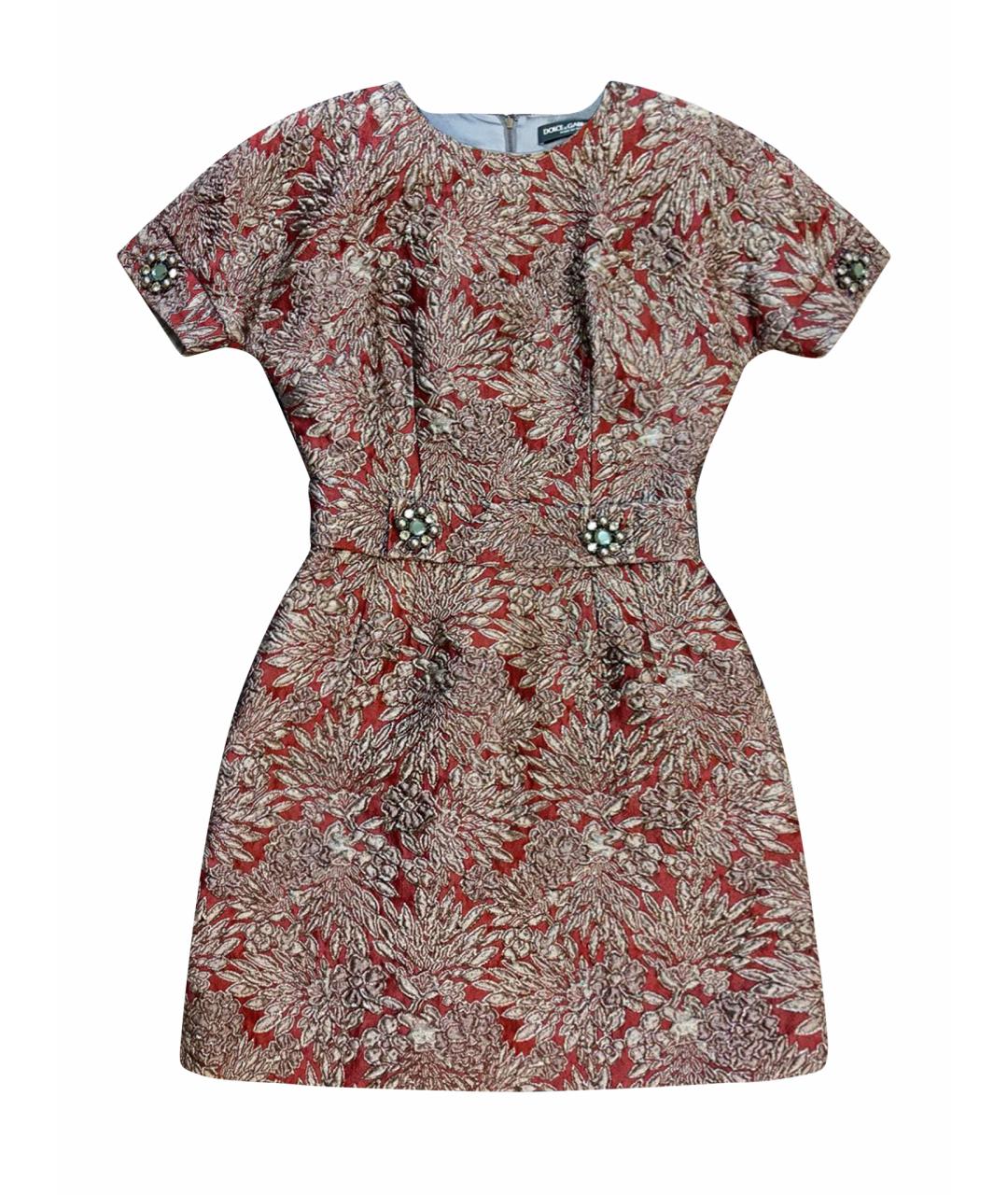 DOLCE&GABBANA Бордовое вечернее платье, фото 1