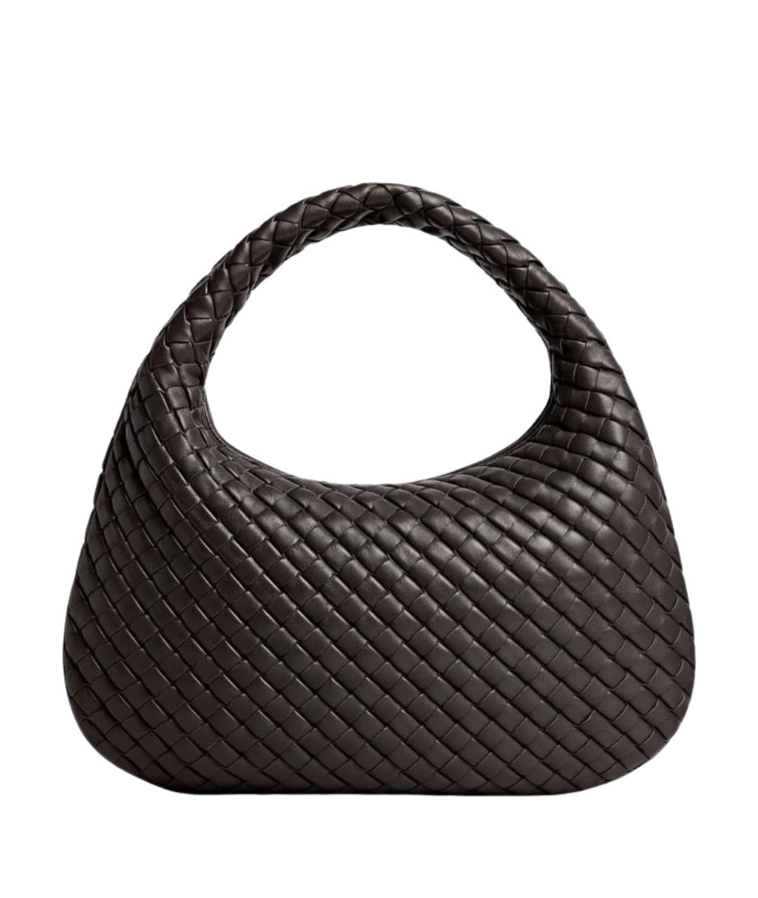 BOTTEGA VENETA Коричневая кожаная сумка через плечо, фото 1