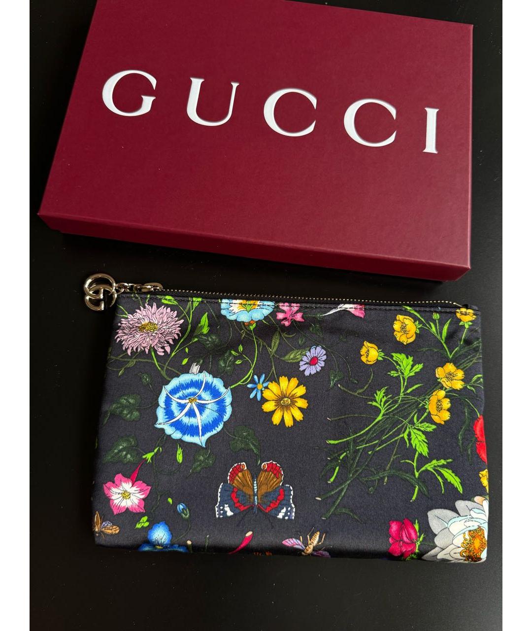 GUCCI Черная косметичка, фото 9