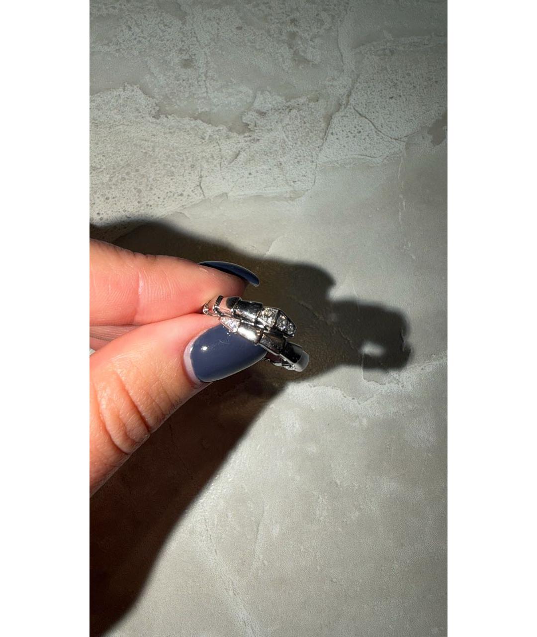 BVLGARI Белое кольцо из белого золота, фото 3