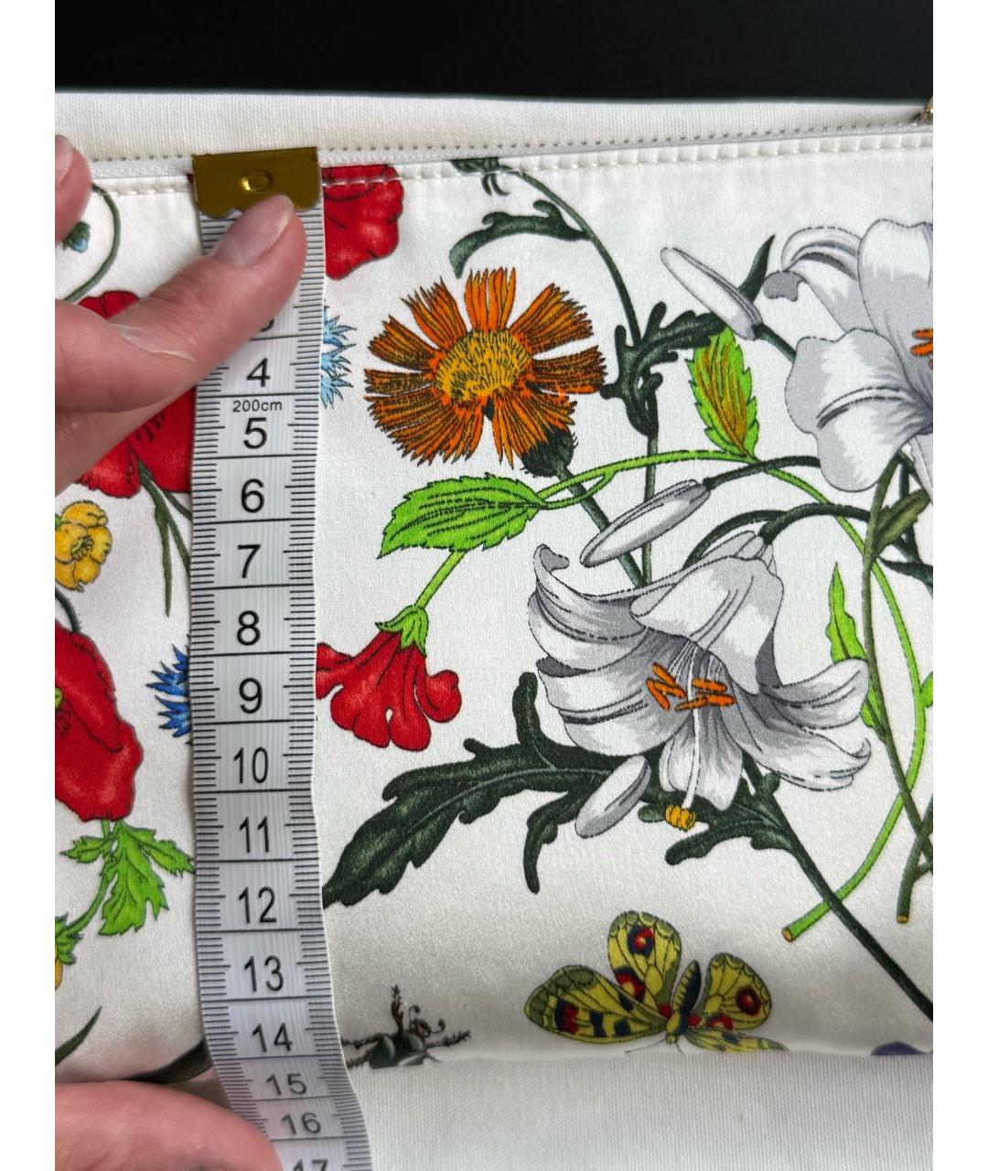 GUCCI Белая косметичка, фото 8