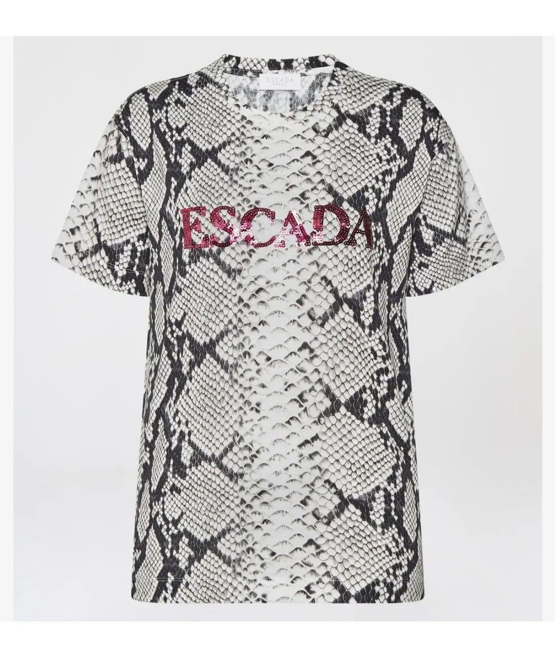 ESCADA Мульти хлопковая футболка, фото 8