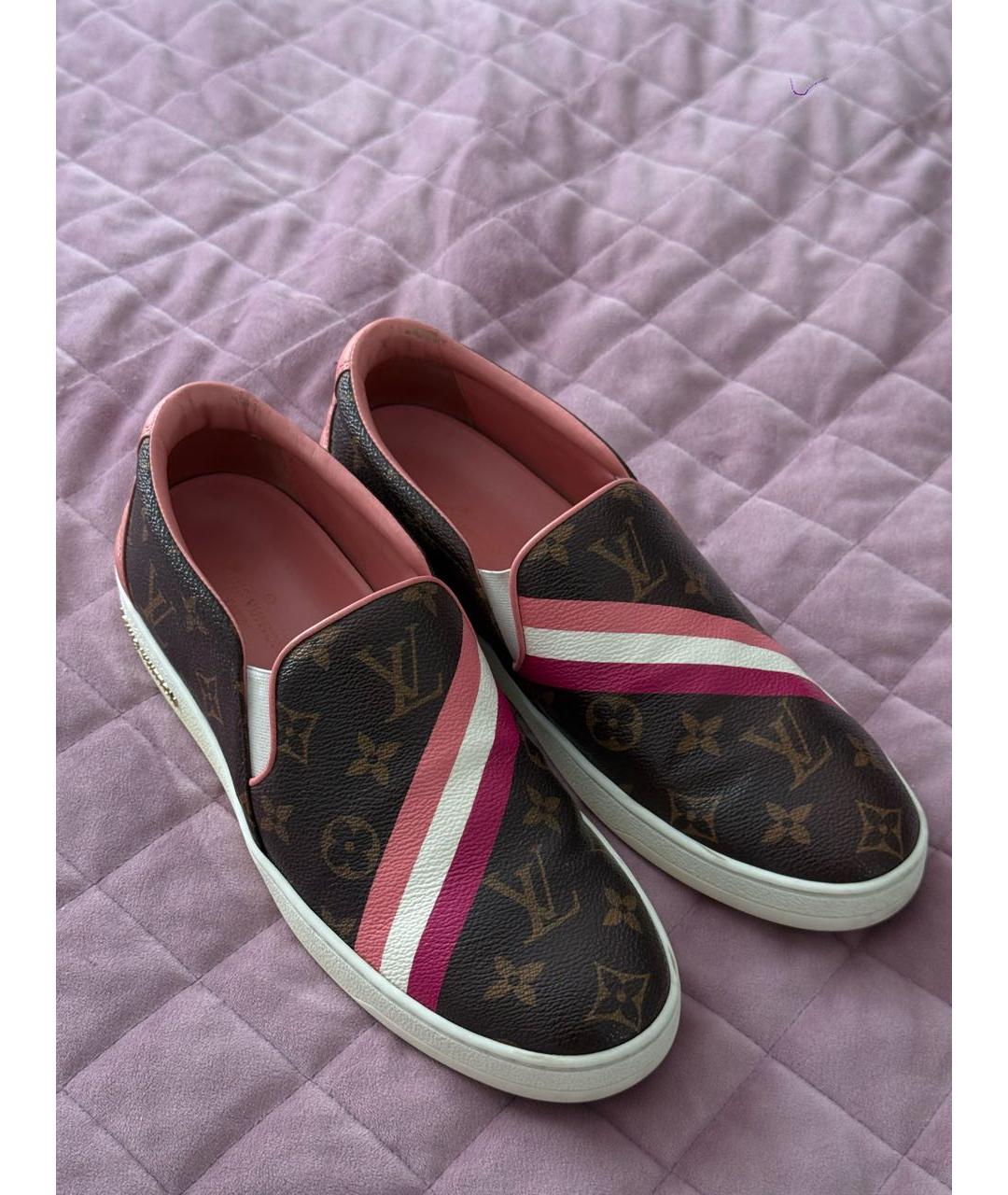 LOUIS VUITTON Фуксия слипоны, фото 2