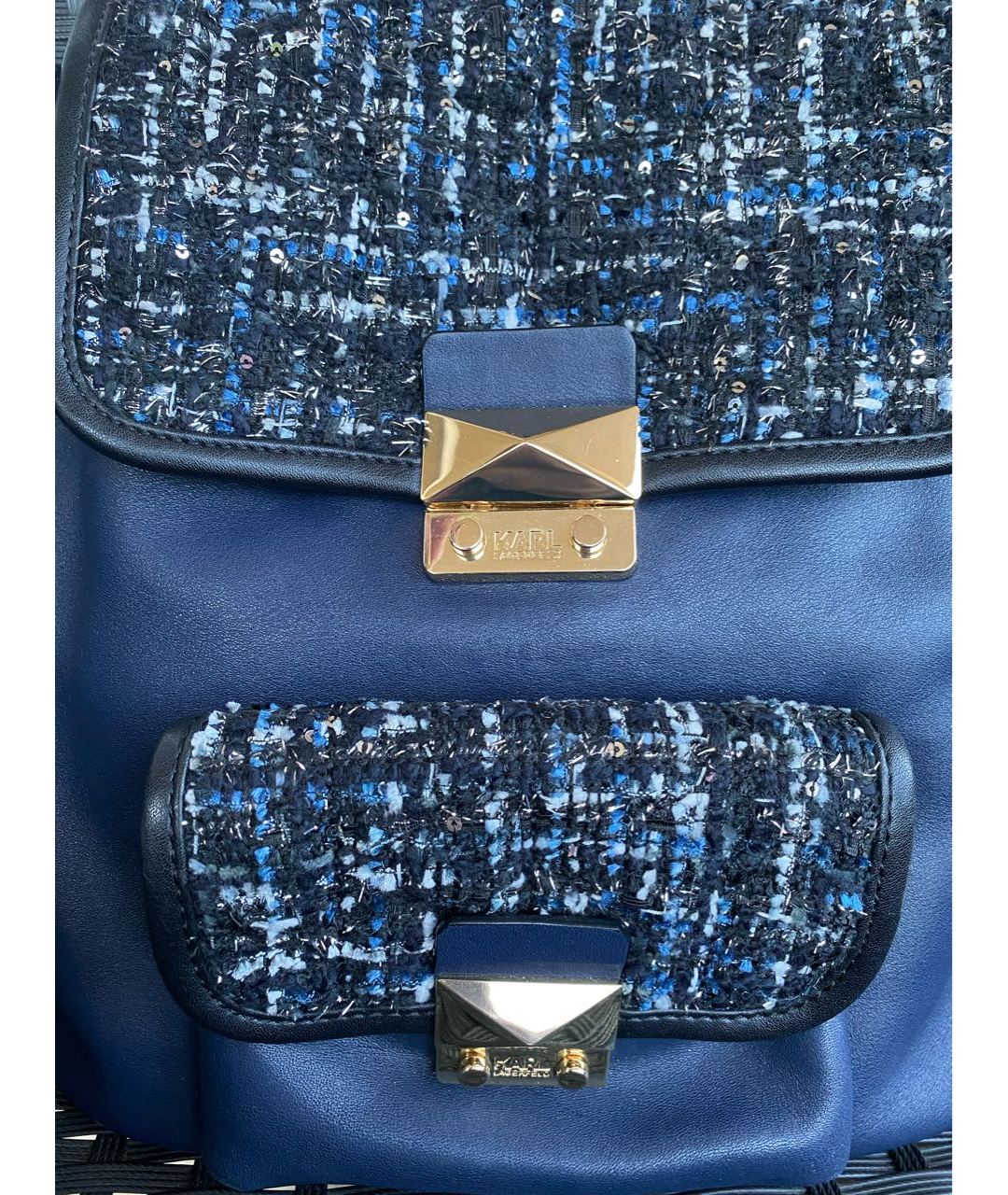 KARL LAGERFELD Темно-синий рюкзак, фото 2