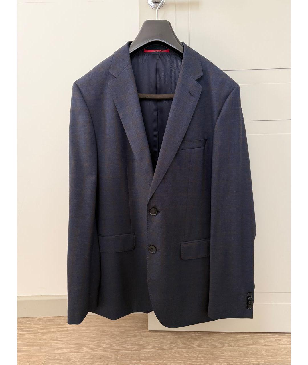 HUGO BOSS Темно-синий классический костюм, фото 9