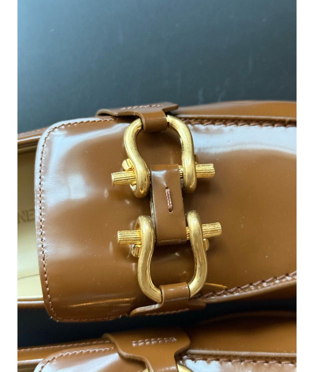 BOTTEGA VENETA Коричневые лоферы, фото 5