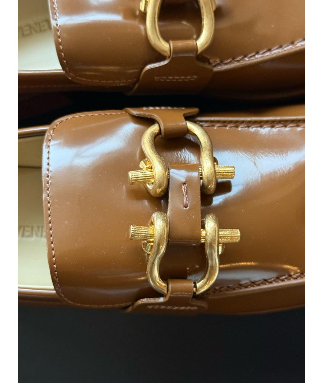 BOTTEGA VENETA Коричневые лоферы, фото 4