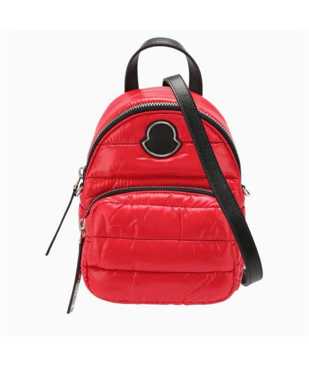 MONCLER Красный рюкзак, фото 5