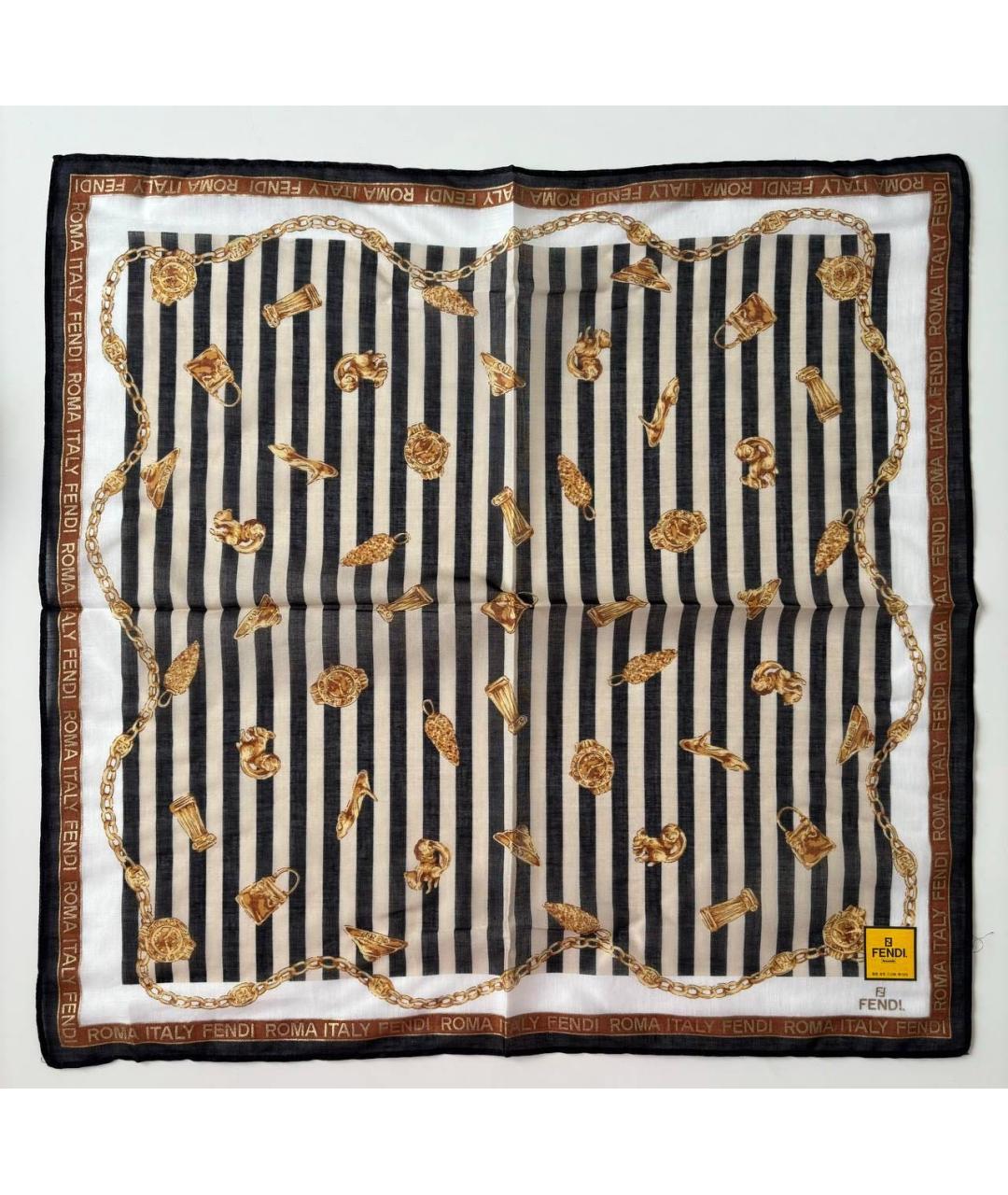 FENDI Мульти хлопковый платок, фото 7