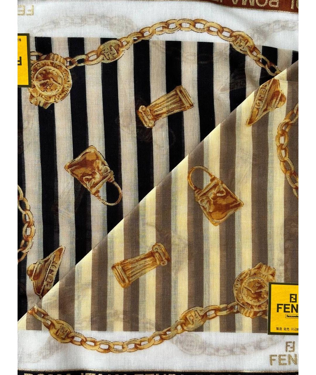 FENDI Мульти хлопковый платок, фото 6