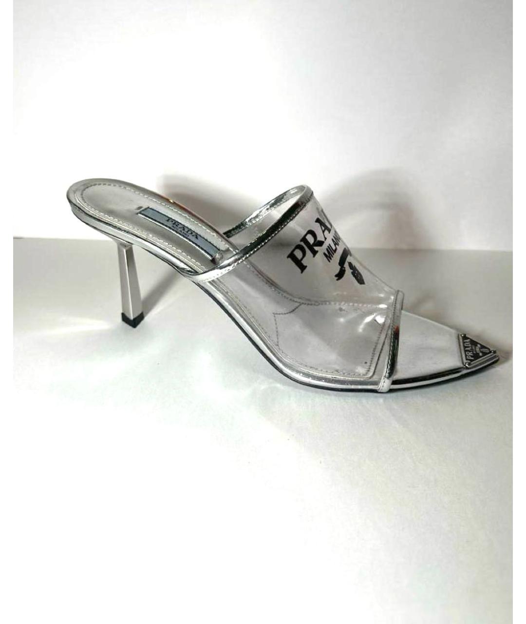 PRADA Прозрачные мюли, фото 9