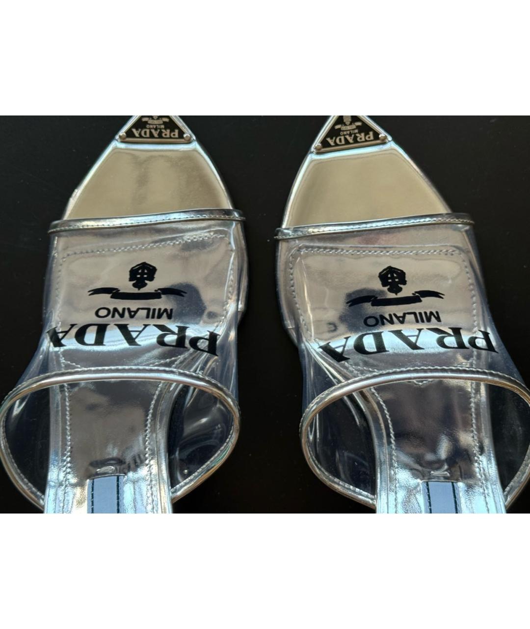 PRADA Прозрачные мюли, фото 3