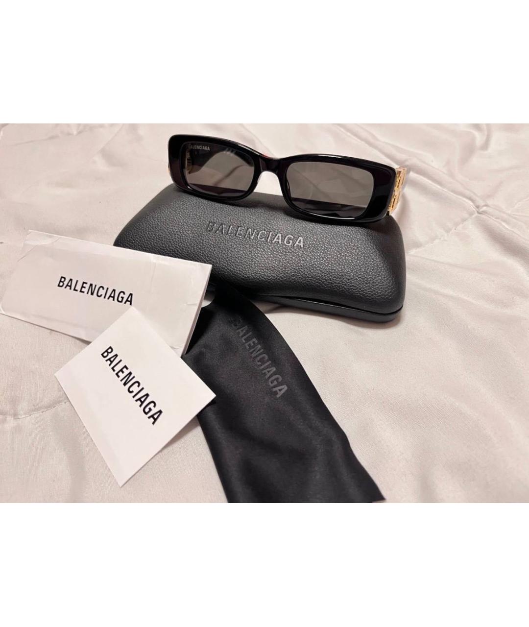 BALENCIAGA Черные солнцезащитные очки, фото 5