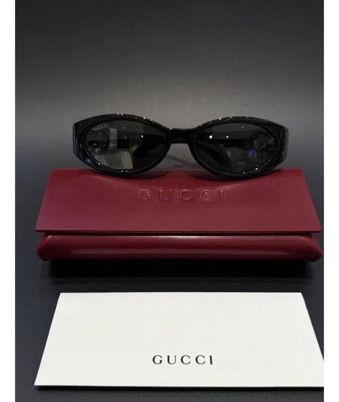 GUCCI Черные солнцезащитные очки, фото 4