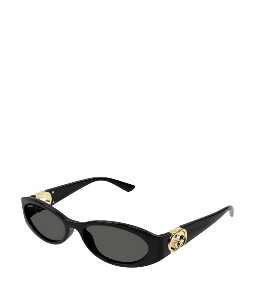 GUCCI Черные солнцезащитные очки, фото 1