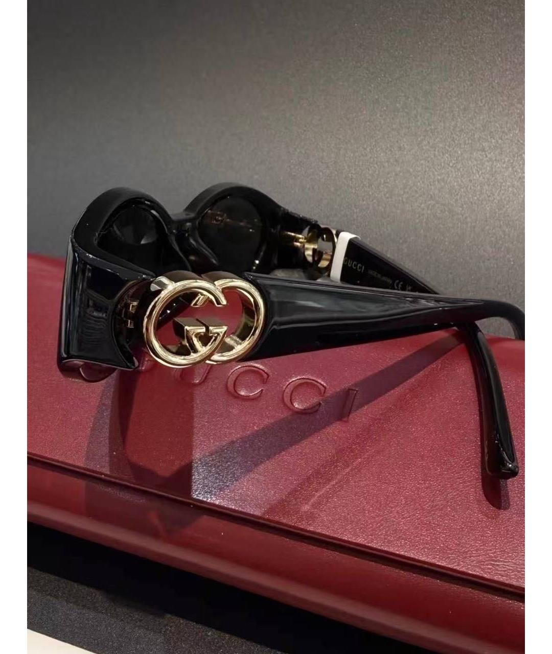GUCCI Черные солнцезащитные очки, фото 3