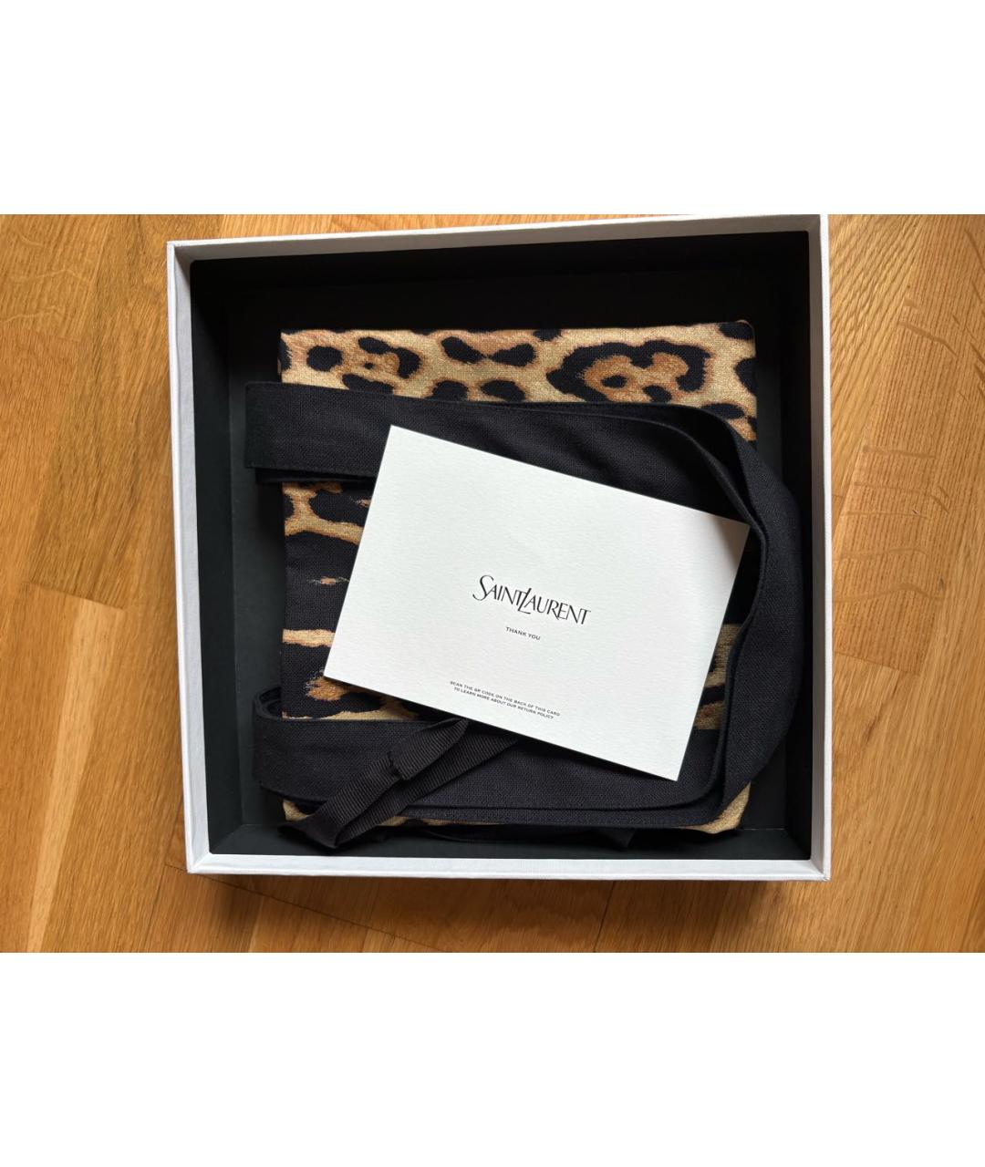 SAINT LAURENT Коричневая тканевая дорожная/спортивная сумка, фото 3