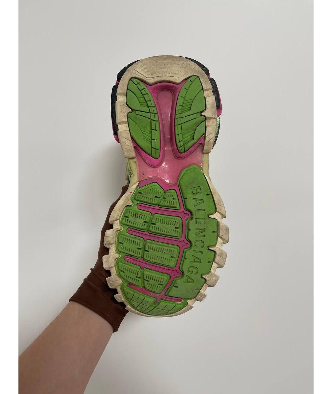 BALENCIAGA Мульти кожаные кроссовки, фото 3