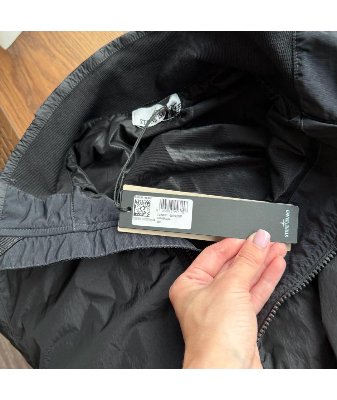 STONE ISLAND Черная куртка, фото 6