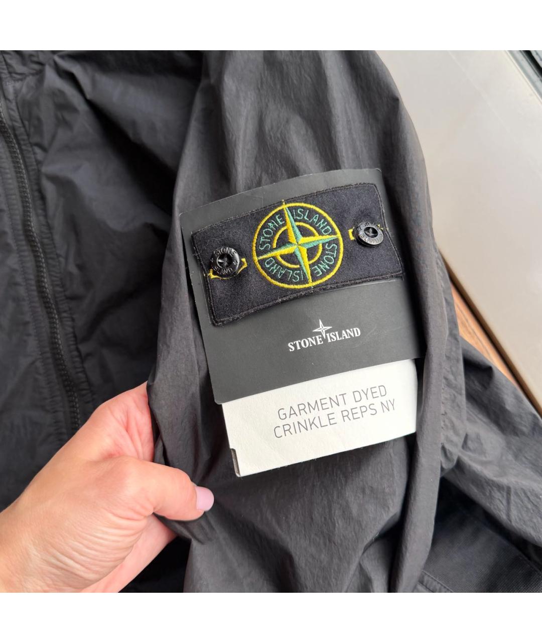 STONE ISLAND Черная куртка, фото 7