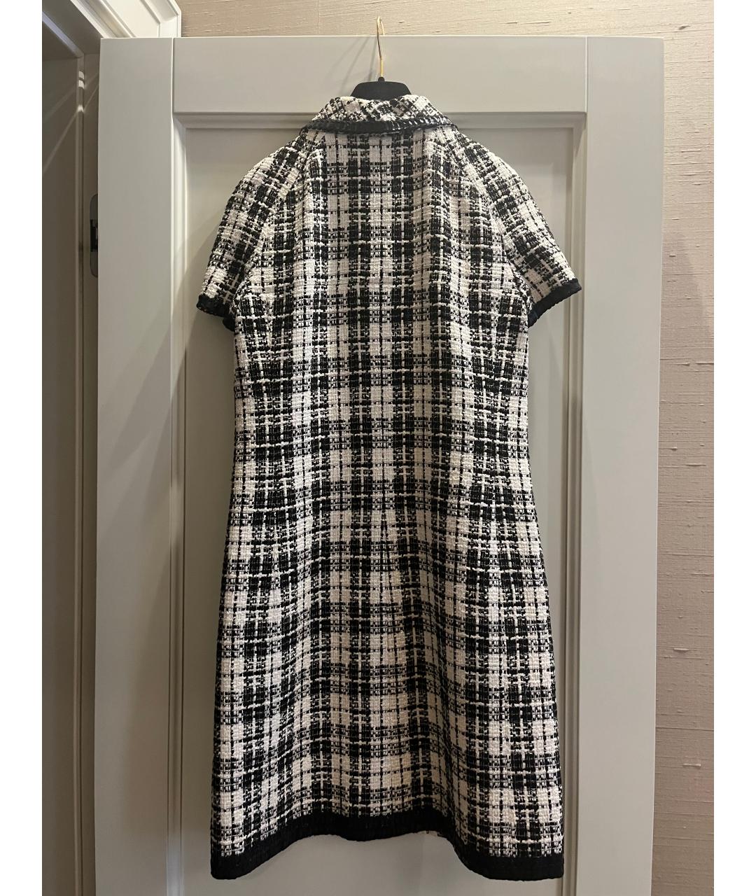 CHANEL Черное хлопковое повседневное платье, фото 2