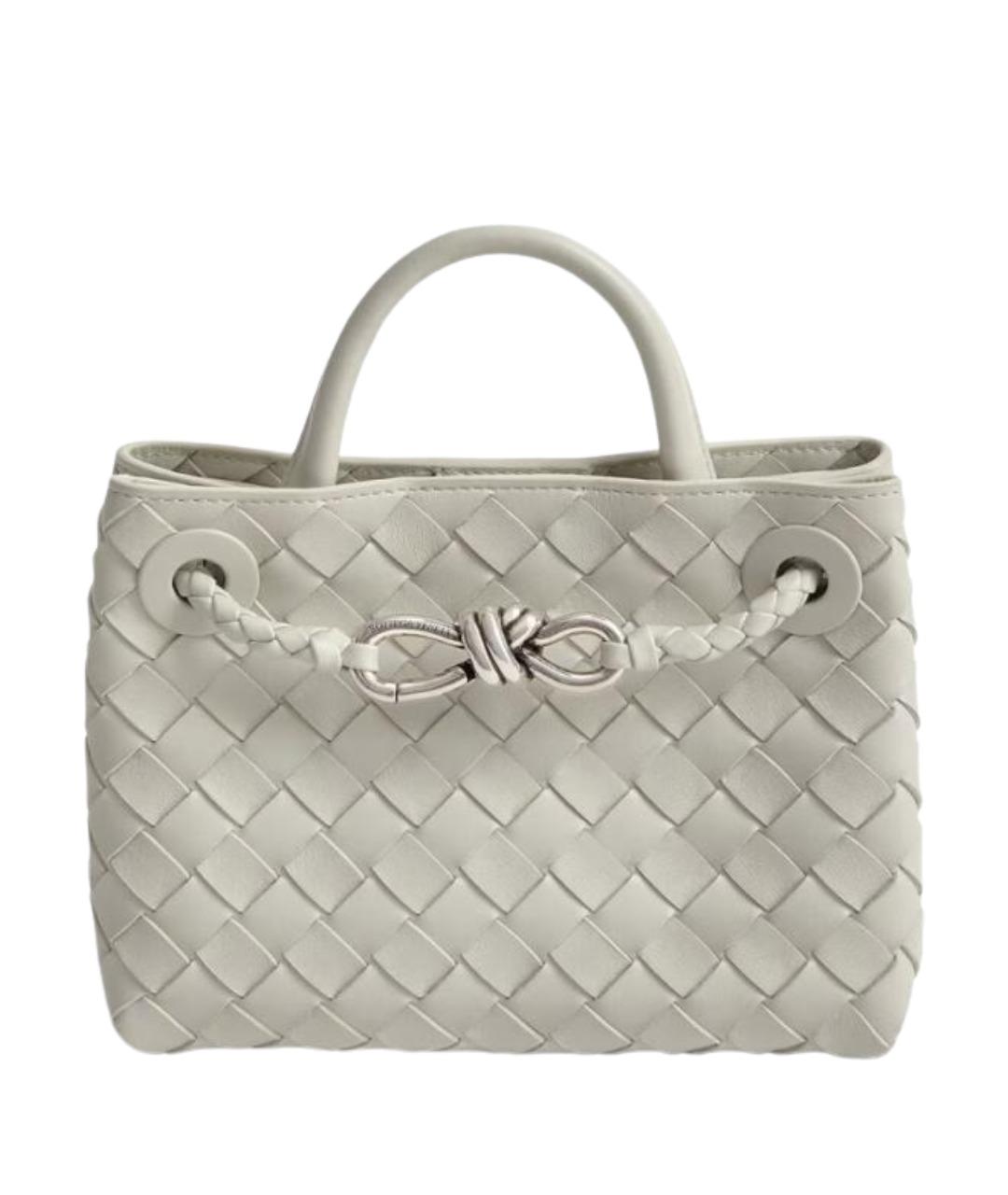 BOTTEGA VENETA Бежевая кожаная сумка через плечо, фото 1