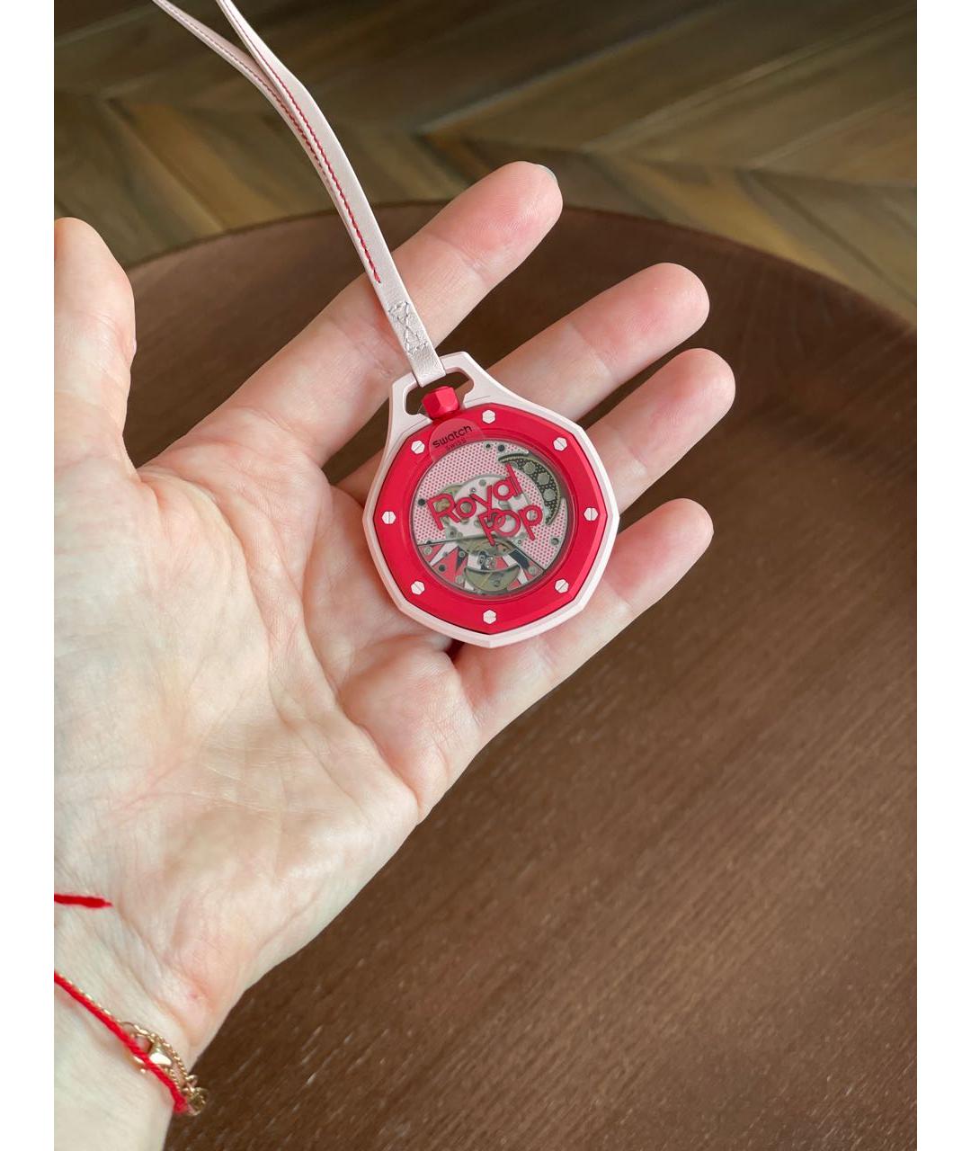 Swatch Розовые часы, фото 4