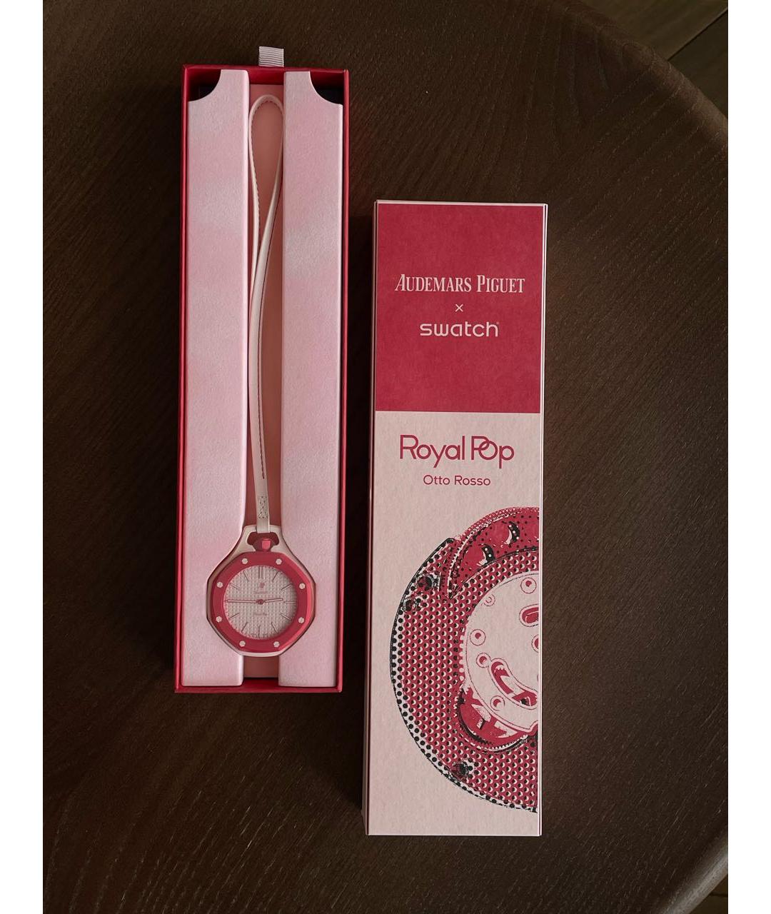 Swatch Розовые часы, фото 2