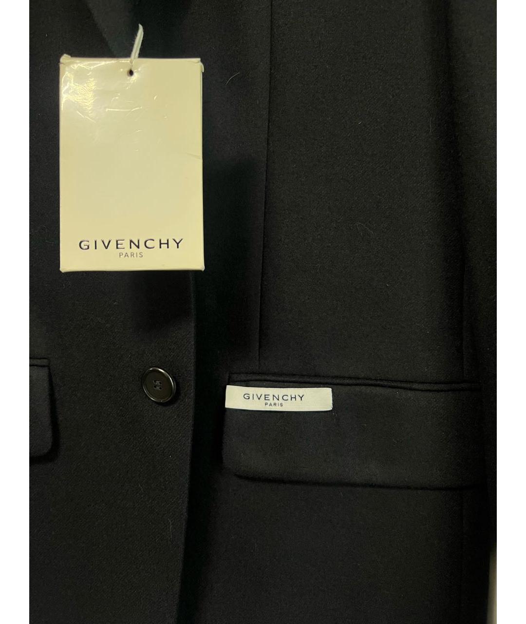 GIVENCHY Темно-синий шерстяной пиджак, фото 4