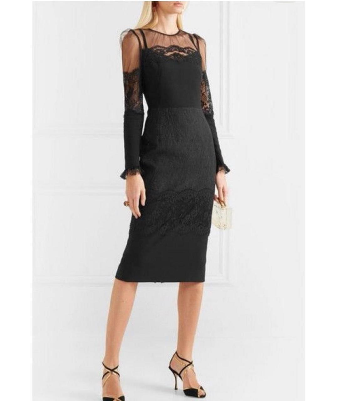 DOLCE&GABBANA Черное вечернее платье, фото 5
