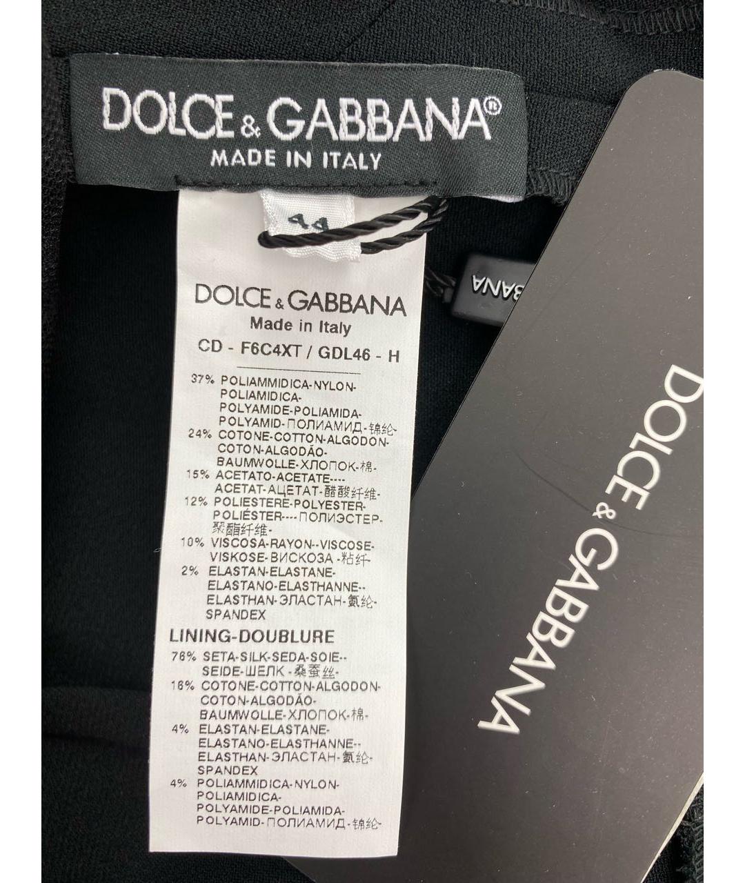 DOLCE&GABBANA Черное вечернее платье, фото 6
