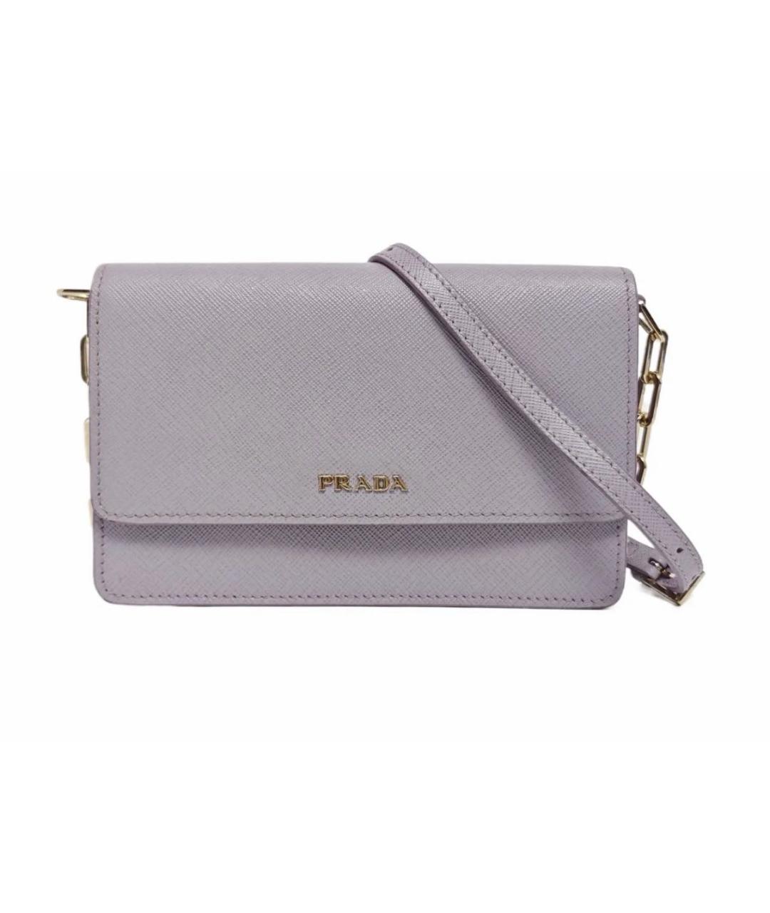 PRADA Кожаная сумка через плечо, фото 6
