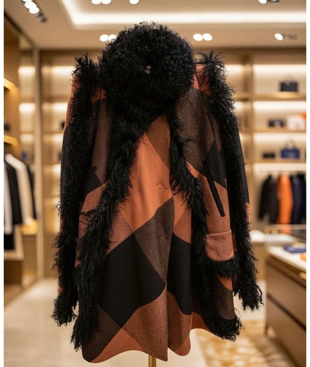SONIA RYKIEL Мульти шерстяное пальто, фото 5