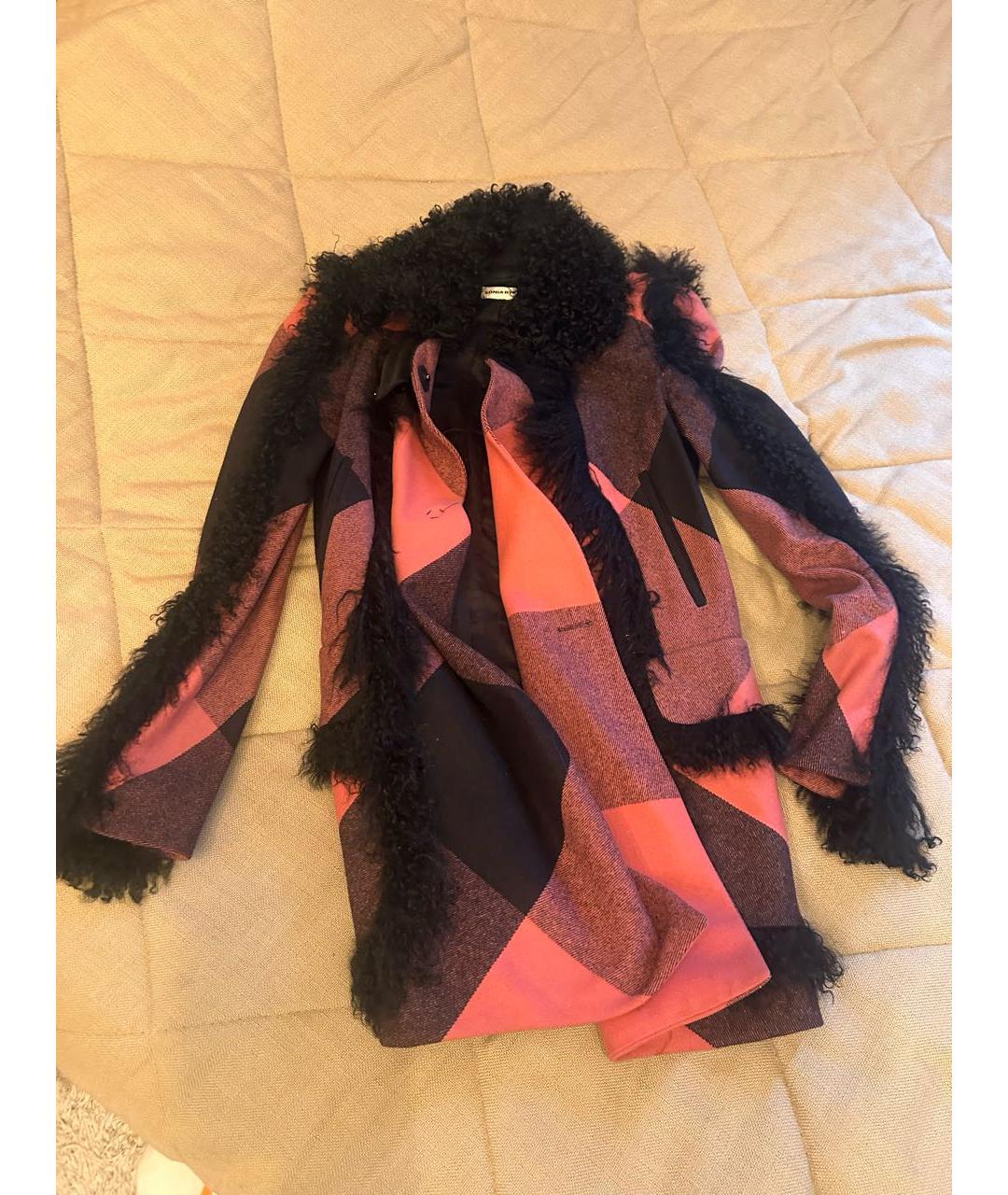 SONIA RYKIEL Мульти шерстяное пальто, фото 2