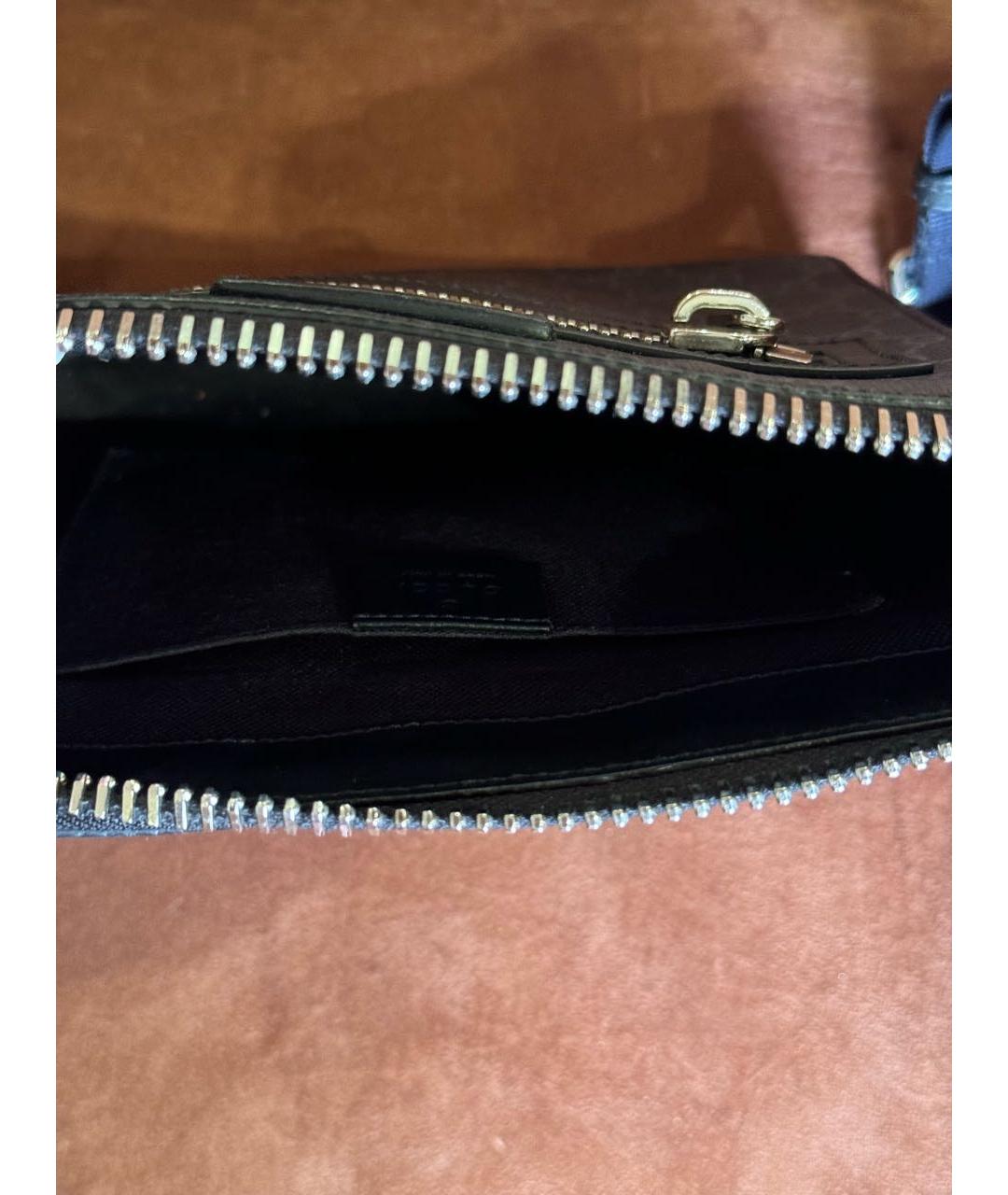 GUCCI Черная сумка на плечо из канвы, фото 4