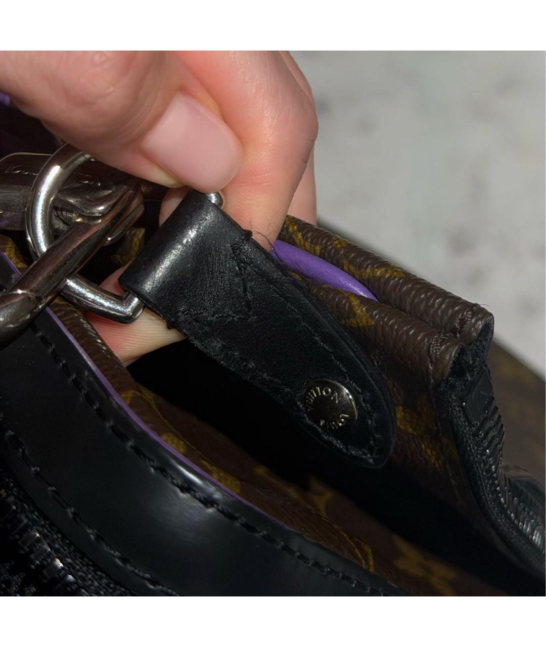 LOUIS VUITTON Коричневая сумка на плечо из канвы, фото 5