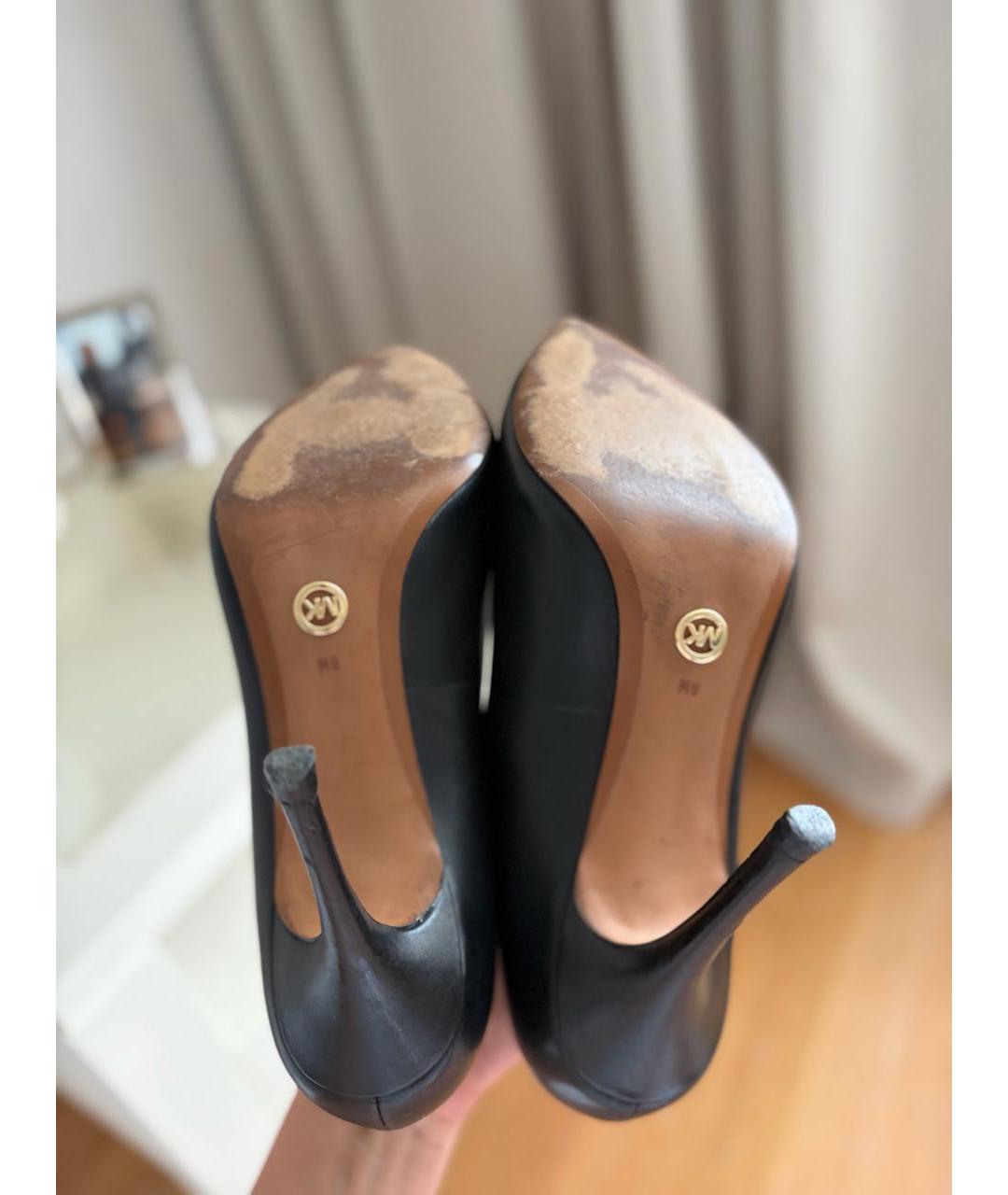MICHAEL KORS Черные кожаные туфли, фото 5