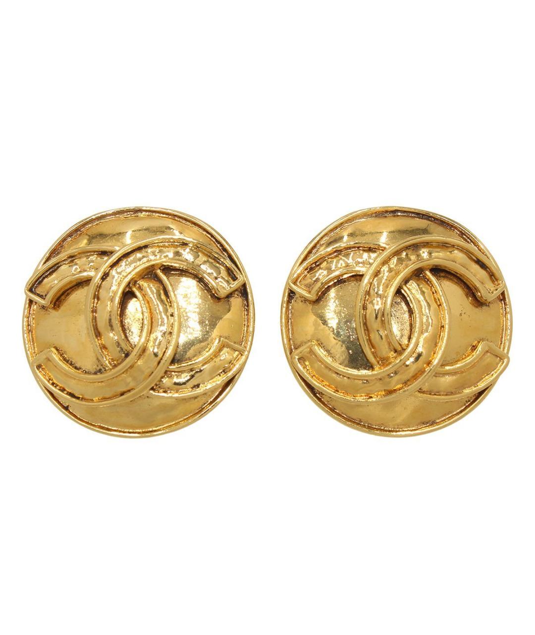 CHANEL Золотые серьги, фото 7