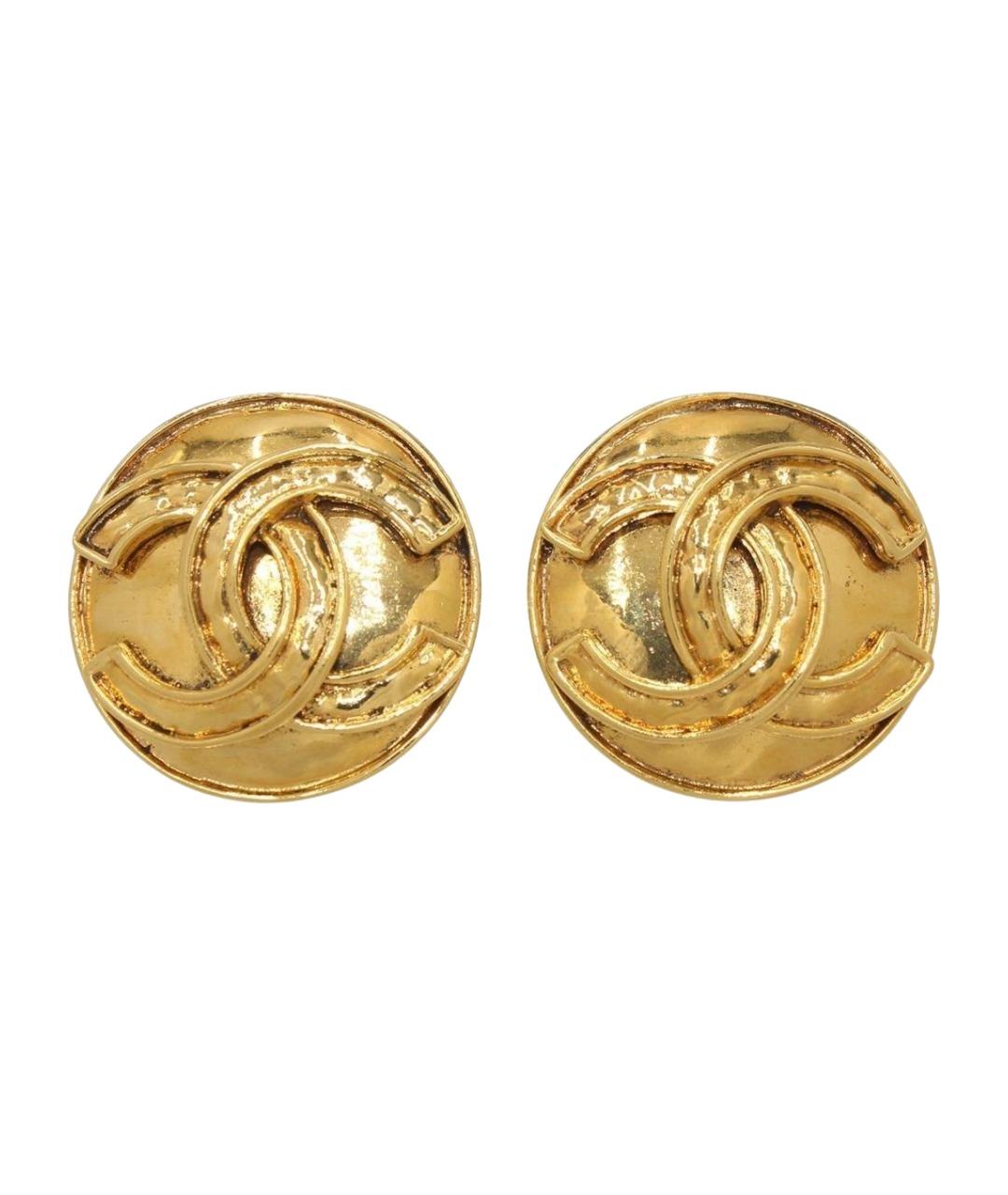 CHANEL Золотые серьги, фото 1