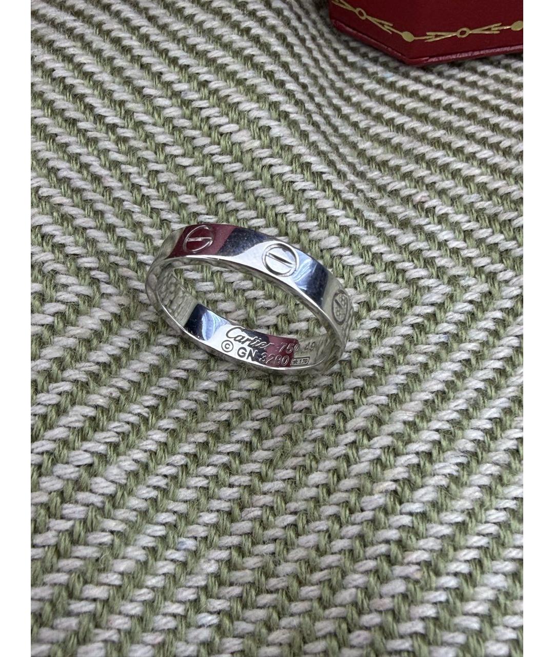 CARTIER Серебряное кольцо из белого золота, фото 3