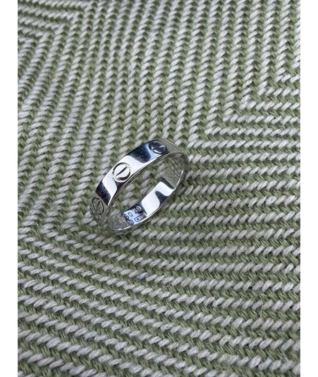 CARTIER Серебряное кольцо из белого золота, фото 4