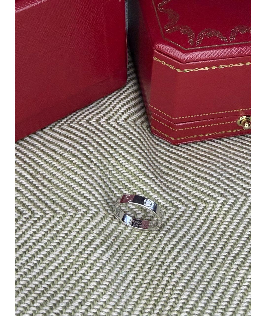 CARTIER Серебряное кольцо из белого золота, фото 5