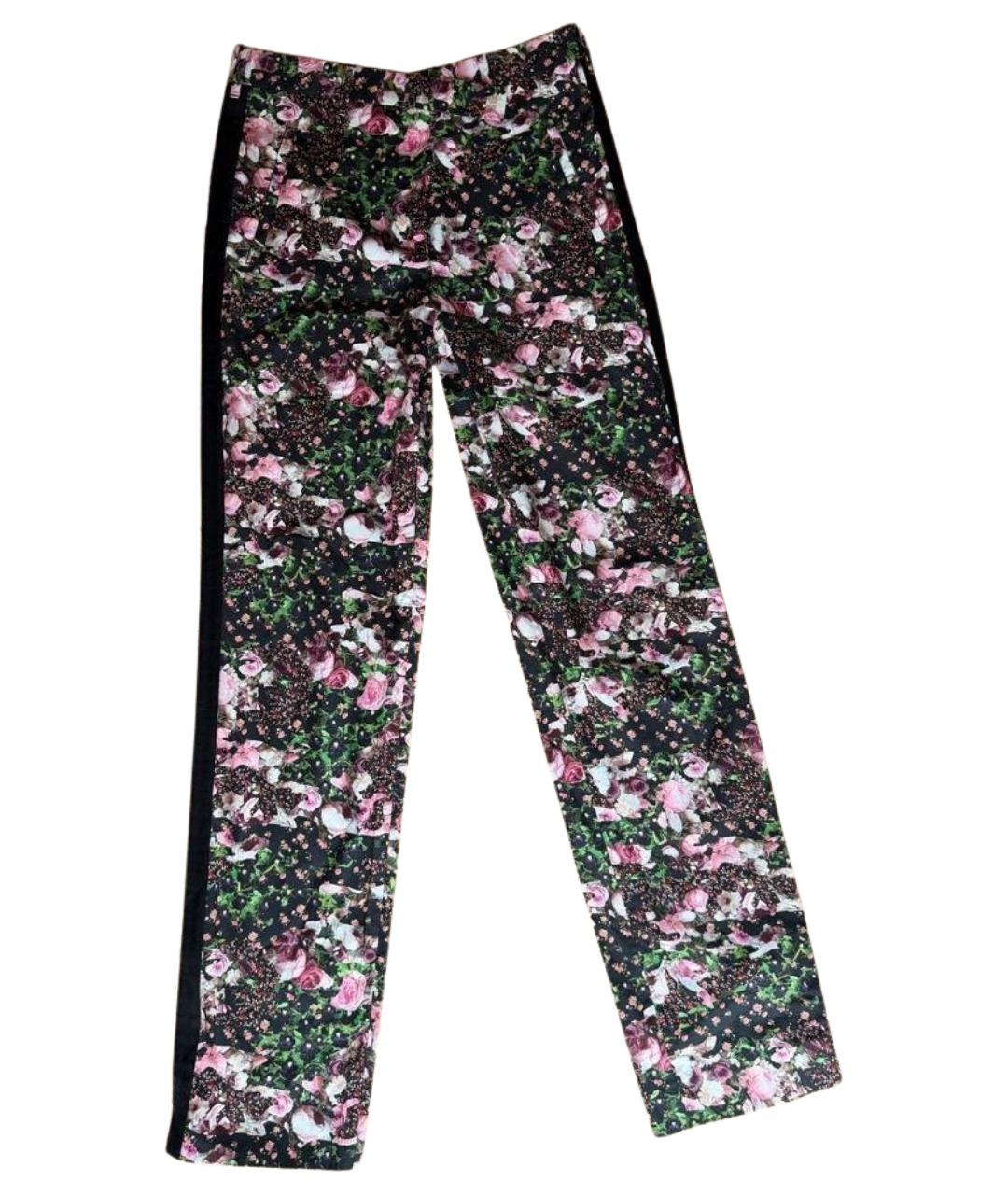 GIVENCHY Мульти хлопковые прямые брюки, фото 1