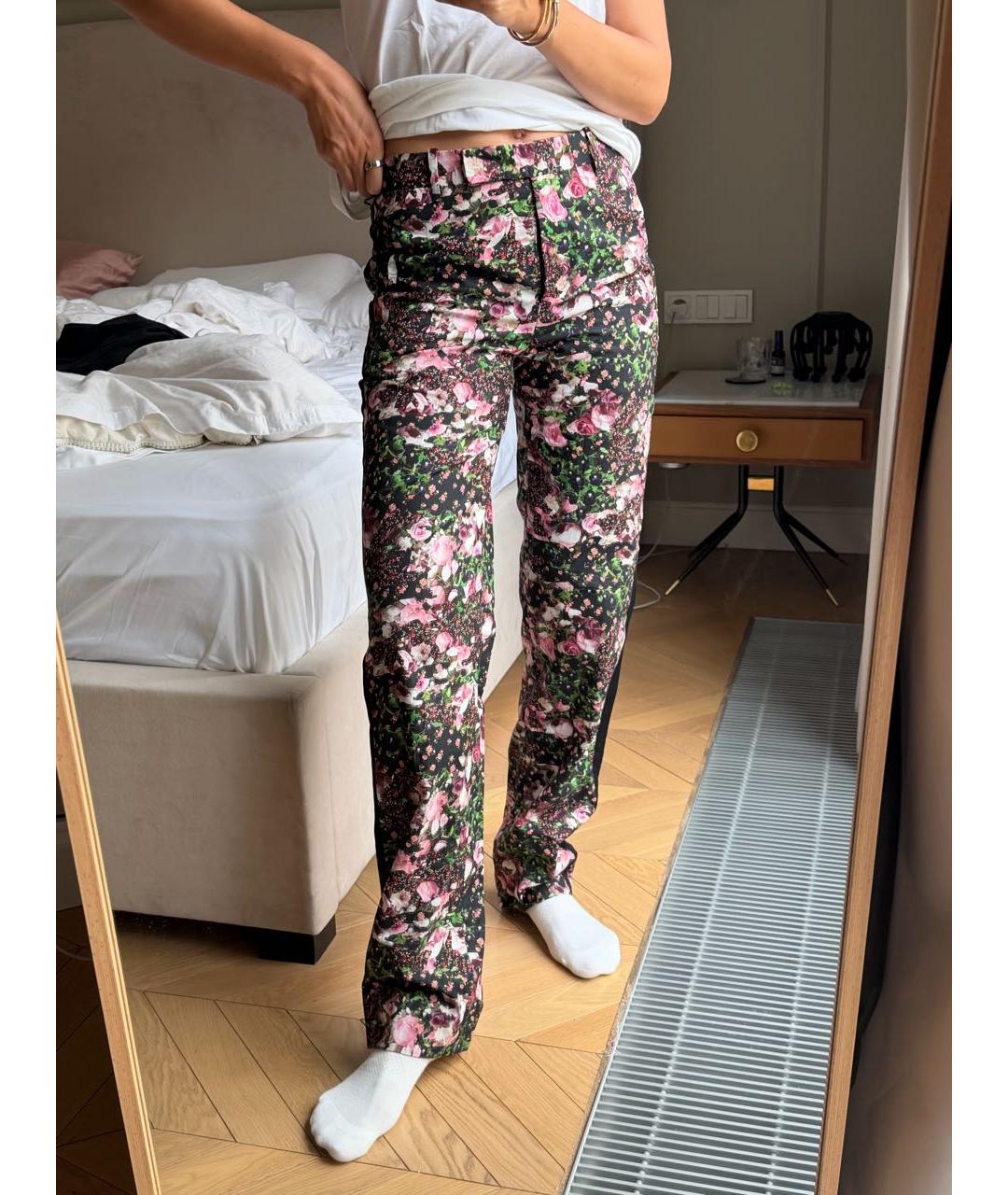 GIVENCHY Мульти хлопковые прямые брюки, фото 3