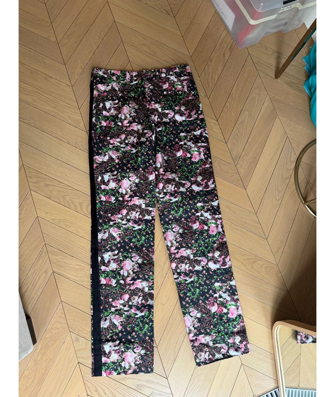 GIVENCHY Мульти хлопковые прямые брюки, фото 5