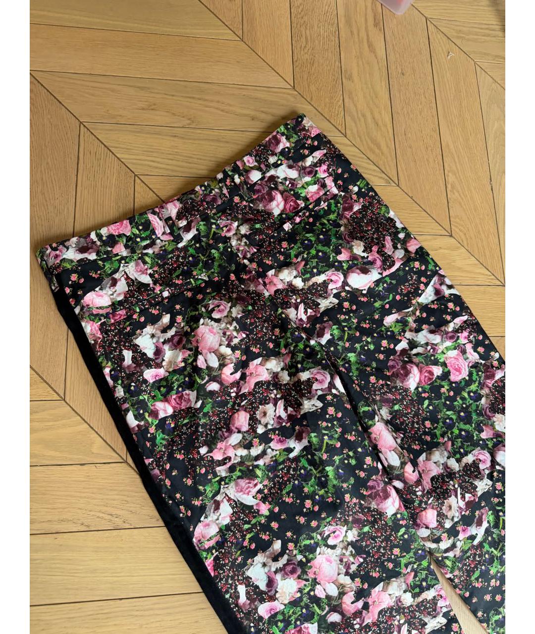 GIVENCHY Мульти хлопковые прямые брюки, фото 4