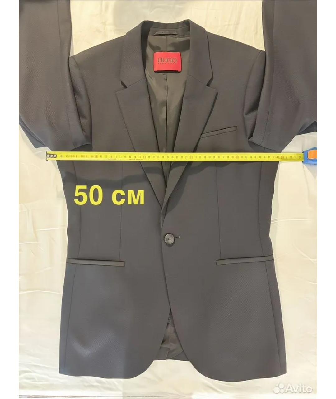 HUGO BOSS Черный костюм-тройка, фото 8
