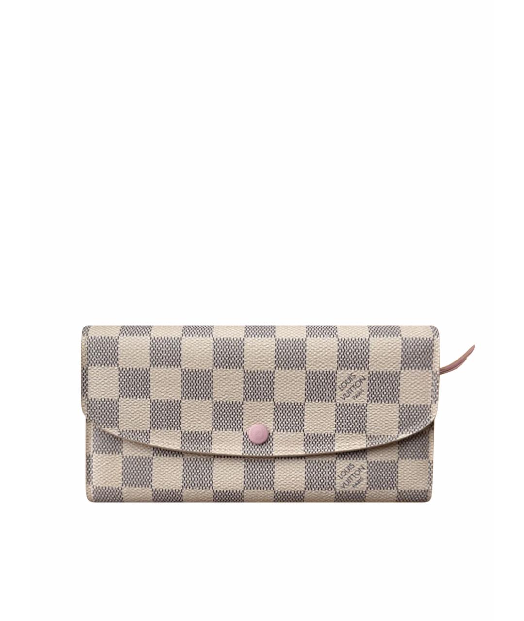 LOUIS VUITTON Розовый кожаный кошелек, фото 1