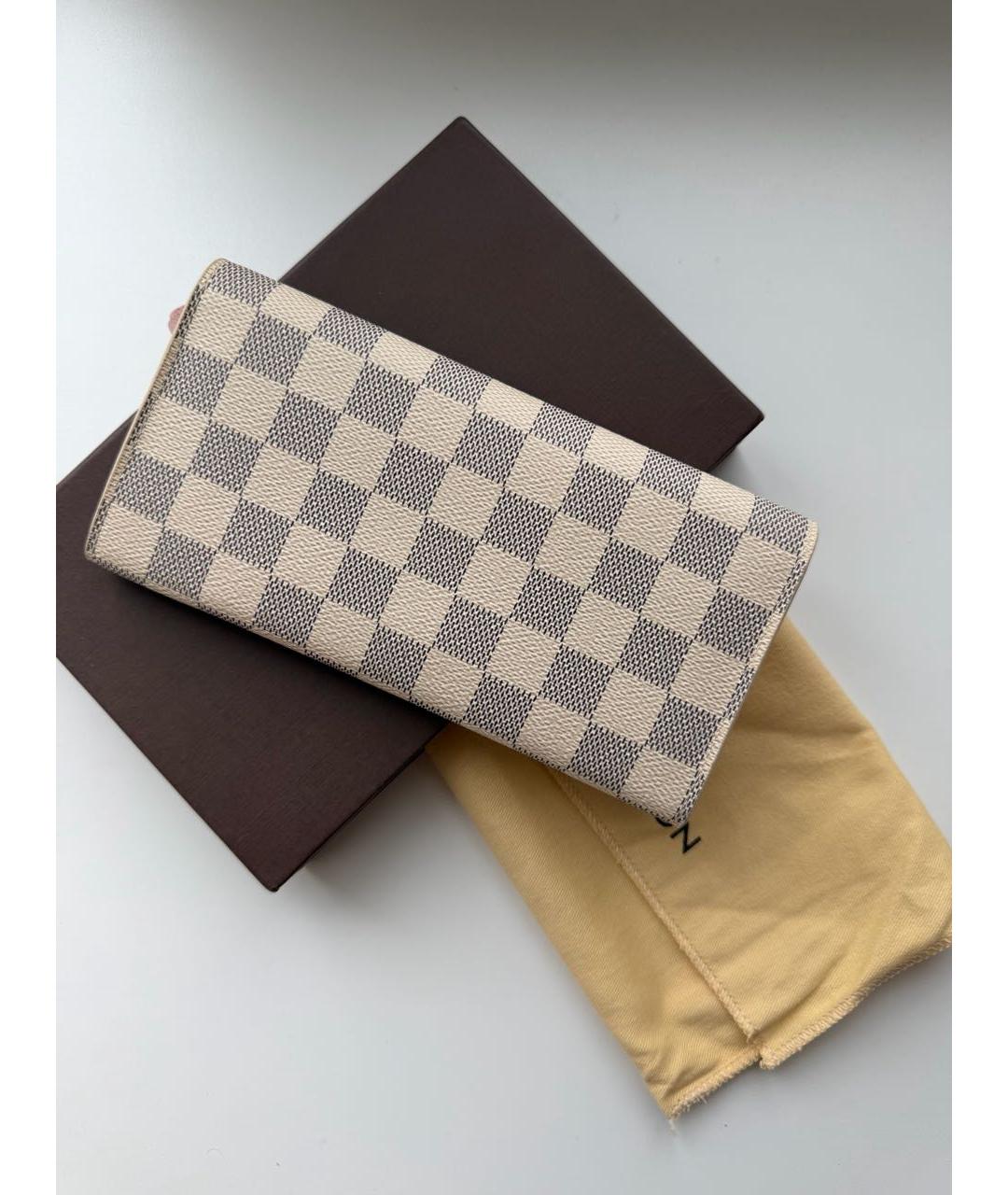 LOUIS VUITTON Розовый кожаный кошелек, фото 3