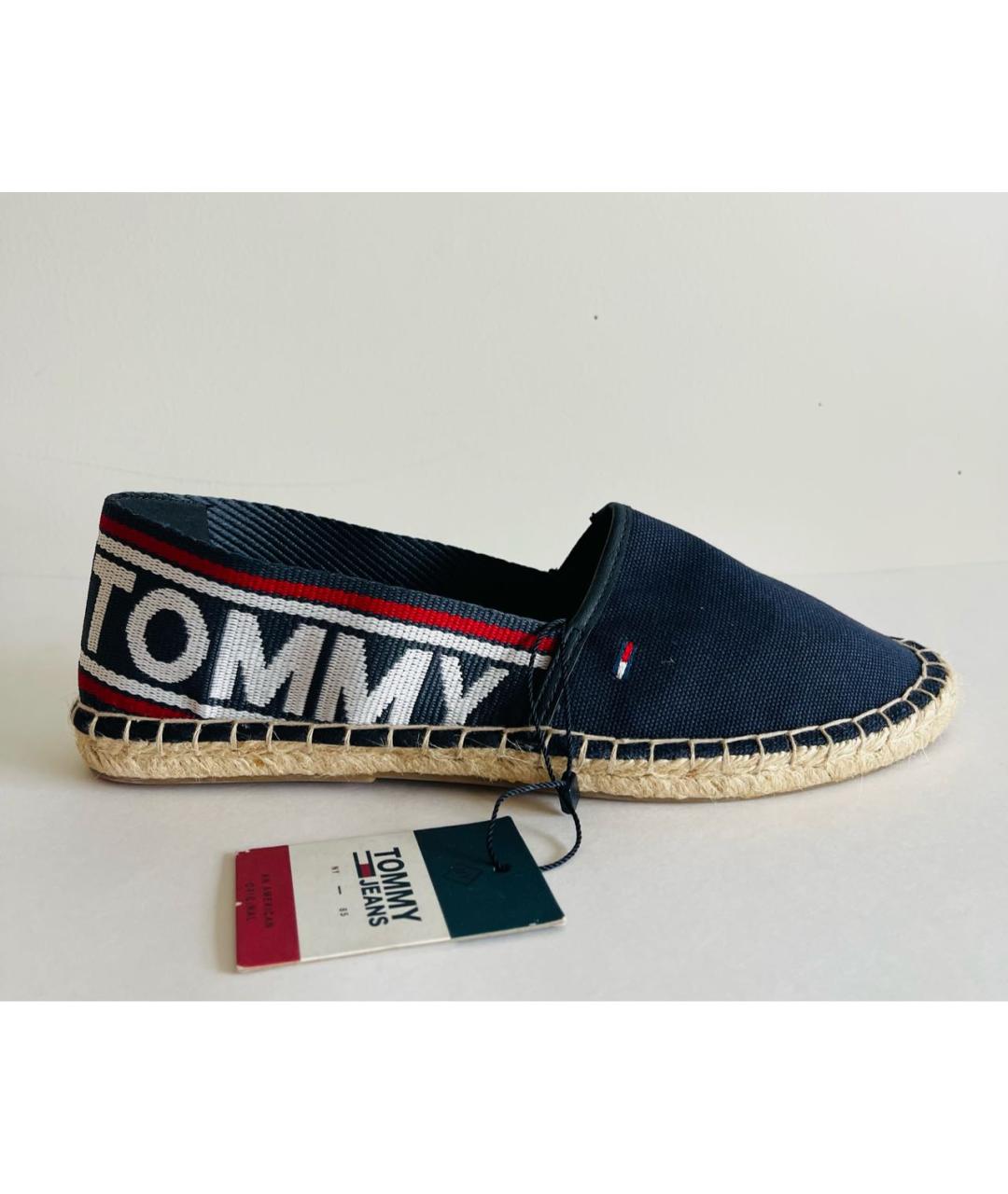 TOMMY HILFIGER Темно-синие текстильные эспадрильи, фото 6